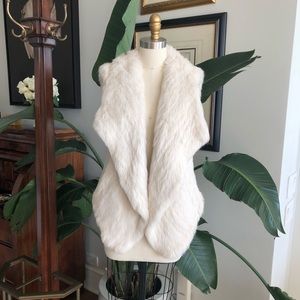 June Genuine Rabbit Fur Vest SOLD